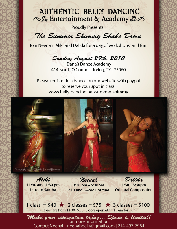 Belly Dance Workshops